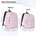 thumbnail image 3 of Lsque Checkerboard With Snowflake Pattern Canvas Daypack, Durable Backpack, High-quality Versatile Backpack,Vintage Compact Backpack-Small, 3 of 6