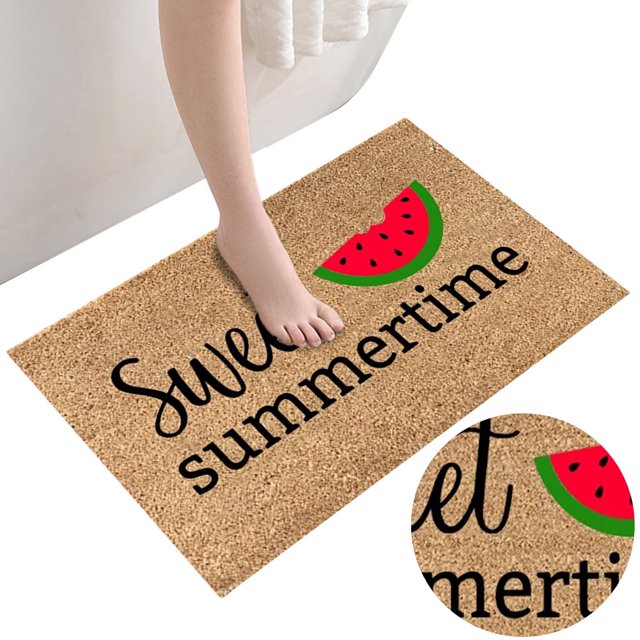 Felpudo Perfil Tapete para Puerta Delantera Antideslizante Decorativo 40x60cm Entrada Del
