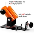 thumbnail image 3 of Yes4All T-Bar Row Platform With 360-Degree Swivel Orange, 3 of 6