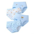 thumbnail image 2 of Baby Bloomers 7-8 Years Soft Comfor t Panties Girls Underwear Training Underwear Training Undies Seamless Hipster Brief Panties 4 PCS Light Blue, 2 of 4