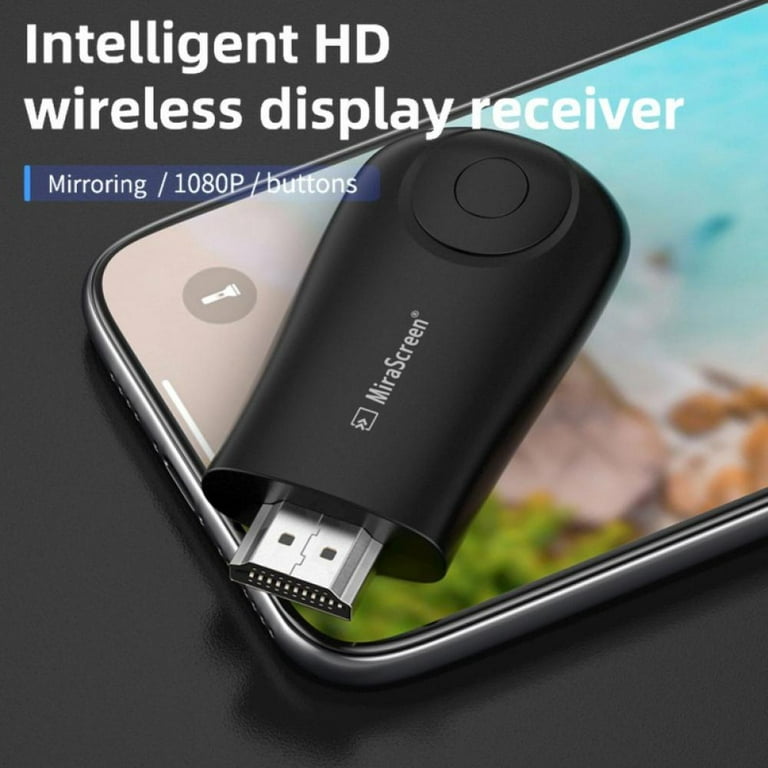  Wireless Hdmi Dongle, WiFi Display Receiver, Mirror Screen,  Support 4g Traffic Push, Adapter Video Transmitter 1080p Hd Quality,  Support for iOS/Android/Mac : Electronics