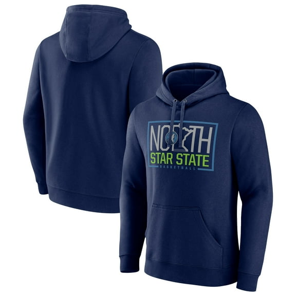 Men's Navy Minnesota Timberwolves Tip-Off Pullover Hoodie