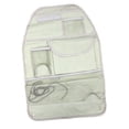 thumbnail image 2 of Organizadores de asiento trasero de coche Premium de tela Oxford, accesorios de viaje impermeables con múltiples bolsillos, , Gris Macarena Organizador de asiento de coche, 2 of 6