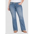 thumbnail image 2 of Ellos Women's Back Elastic Bootcut Jeans Jeans, 2 of 4