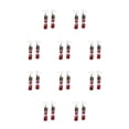 thumbnail image 3 of Minnieouse 1 par de pendientes de gota para mujer, colgante de botellas de cristal, elegante, delicado, suministros de joyería para oreja, Rojo 10piezas, 3 of 6