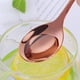 thumbnail image 4 of Vajilla de acero inoxidable de 4 Uds., cuchillo, tenedor, cuchara, cuchara de té, cubiertos de oro rosa, 4 of 5