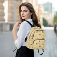 thumbnail image 6 of FORMRS Mini Backpack Purse for Women Quilted Travel Daypack Casual Shoulder Bag, Cute Bee Pattern, 6 of 7