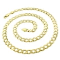 thumbnail image 3 of 14K Yellow Gold 8MM Solid Cuban Curb Link Chain Necklaces, 20-26 inch, Real 14K Gold, Next Level Jewelry, 3 of 5