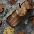 thumbnail image 6 of HEVIRGO Seasoning Box, Seasoning Box Wood Lid Cooking Tools Glass Sugar Milk Powder Spices Storage Case for Home, 6 of 8