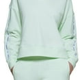 thumbnail image 3 of Calvin Klein Performance Womens V Neck High Low Sweatshirt Refresh L, 3 of 3
