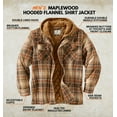 thumbnail image 2 of Legendary Whitetails Men's Maplewood Hooded Flannel Shirt Jacket, 2 of 3