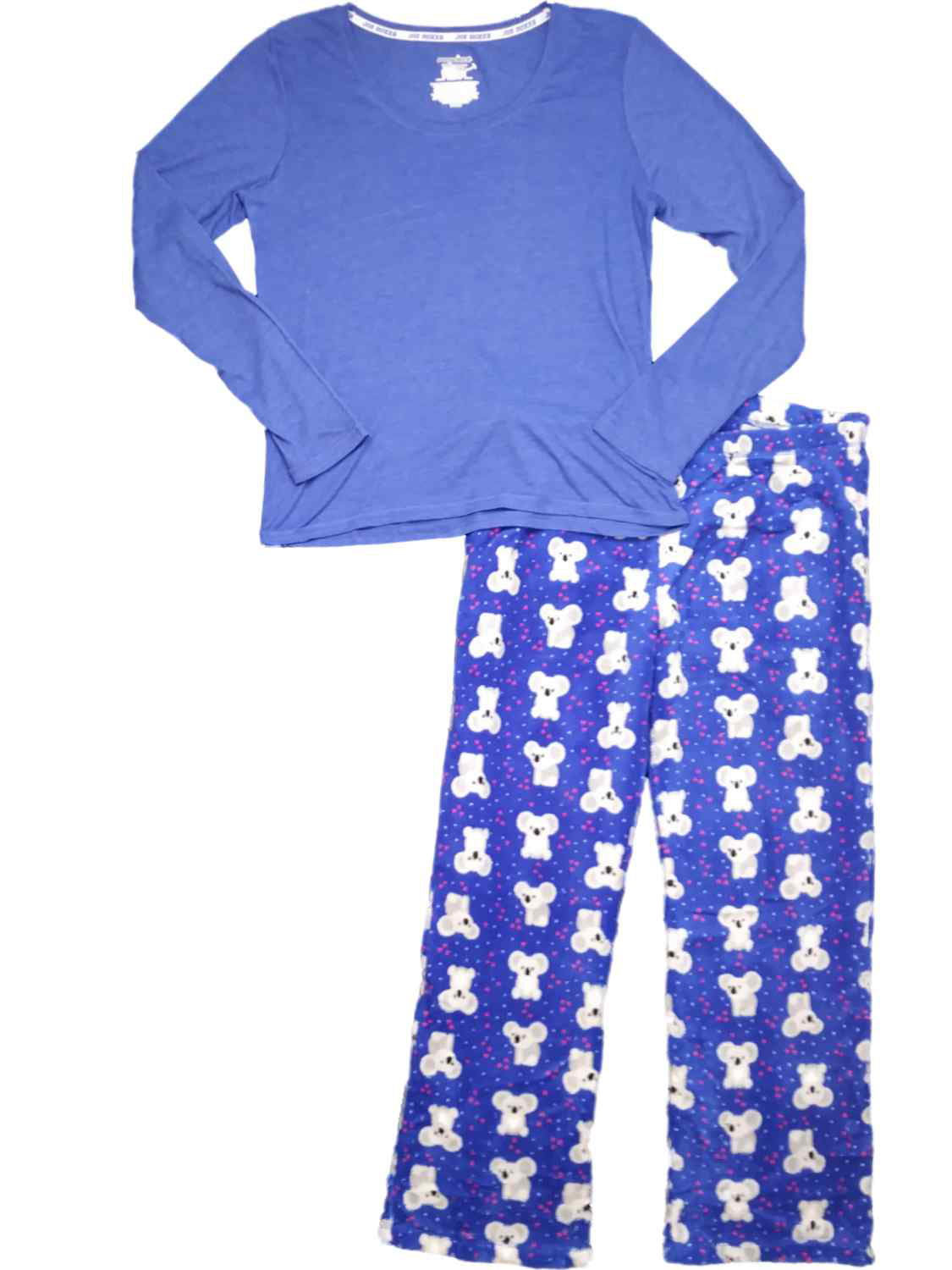 New Women/'s Pajamas Joe Boxer 2 Piece Sets Plush Set  Check Drop Box You Chose