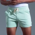 thumbnail image 6 of cfhntfmh Gym Shorts for Men Big and Tall Cotton Comfy Elastic Waisted Athletic Shorts Running Workout Training Sweat Shorts, 6 of 6