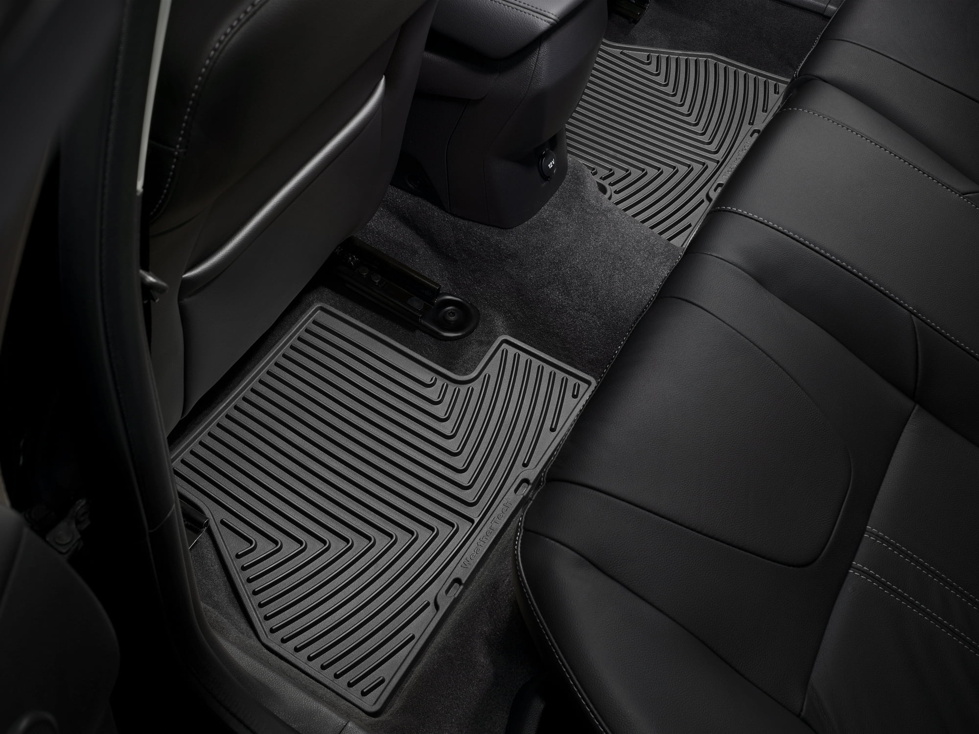 WeatherTech All-Weather Floor Mats compatible with Ford Focus, Focus ST - 2nd Row, Black