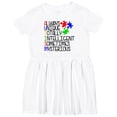 thumbnail image 3 of Inktastic Autism Awareness Acronym Girls Toddler Dress, 3 of 5