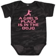 thumbnail image 3 of Inktastic Girls Cute Karate Martial Arts Girls Baby Bodysuit, 3 of 5