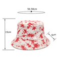 thumbnail image 3 of Mode Adulte Impression Parasol Chapeau Pêcheur Chapeau Bassin Chapeau Seau Extérieur, 3 of 4