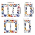 thumbnail image 2 of Yayeee Rocker Switch Wall Plate 3-Gang 6.5"x4.6" Home Decorative Outlet Cover, Watercolor Flowers Pattern, 2 of 6