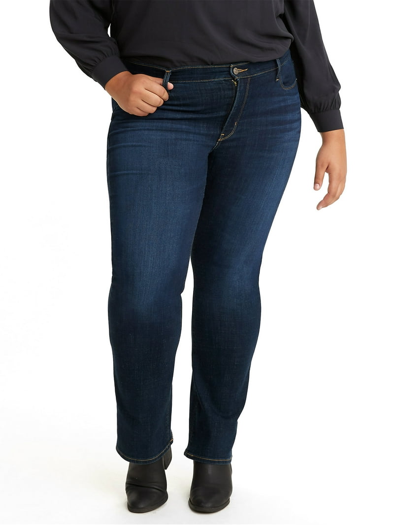 Rindende kemikalier Cusco Levi's Women's Plus Size 415 Classic Bootcut Jeans - Walmart.com