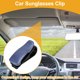 thumbnail image 2 of Clip para gafas de sol en el coche Unique Bargains, soporte universal para gafas de sol en el parasol del coche ABS azul 6.5x2cm 1 Pcs, 2 of 7