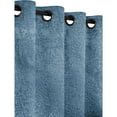 thumbnail image 2 of S &amp; Co. Curtain Jaquard Panel 2Pk 84L Ultimate Blackout Curtain in Blue Stone, 2 of 2