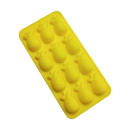 

12-pineapple Silicone Chocolate Mold Ice Tray Mold Baking Silicone Mold Ice Lattice