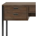 thumbnail image 4 of Simpli Home Richmond 60 inch Wide Solid Acacia Wood Modern Industrial Desk in Rustic Natural Aged Brown, 4 of 10