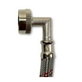 thumbnail image 2 of Stainless Steel Washing Machine Hoses with 90 Degree Elbow, 8 ft 2 Pack, 2 of 14