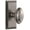 Antique Pewter, variant on Grandeur 859396 Eden Prairie Solid Brass Privacy Door Knob Set - Grey