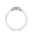 thumbnail image 3 of Rosec Jewels Natural Ethiopian Opal Flower Promise Ring for Women - Opal Diamond Ring - AAA Quality - Ready to Gift, 10K White Gold, US 3.50, 3 of 10