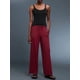 thumbnail image 5 of Pantalones Anchos y Cómodos para Mujer, con Bolsillos Grandes, para Fitness, Yoga y Deportes Casuales. Rojo XXL, 5 of 9