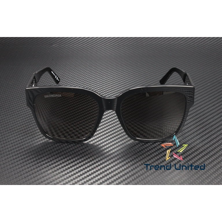Balenciaga BB0056S 001 Sunglasses Black Square Frame, Grey Lenses febb0056s001_02_1080x.jpg?v=  main image 4