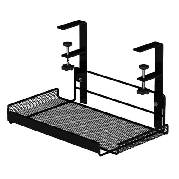 Under Desk Cable Management Tray, Workstation Storage, Metal Cable Tray Basket,Standing Desk for Office and Home Style 2