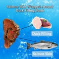 thumbnail image 4 of Salmon Skin Sushi Dog Treats with Chicken/Duck Filling, High Protein, Easily Digestible, Ideal Training Rewards for All Breeds,6.35oz, 4 of 8