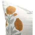thumbnail image 4 of Artistic Hand Block Print Pure Linen Pillow Cover By Fabdivine, 12X20, Badshah, 4 of 5