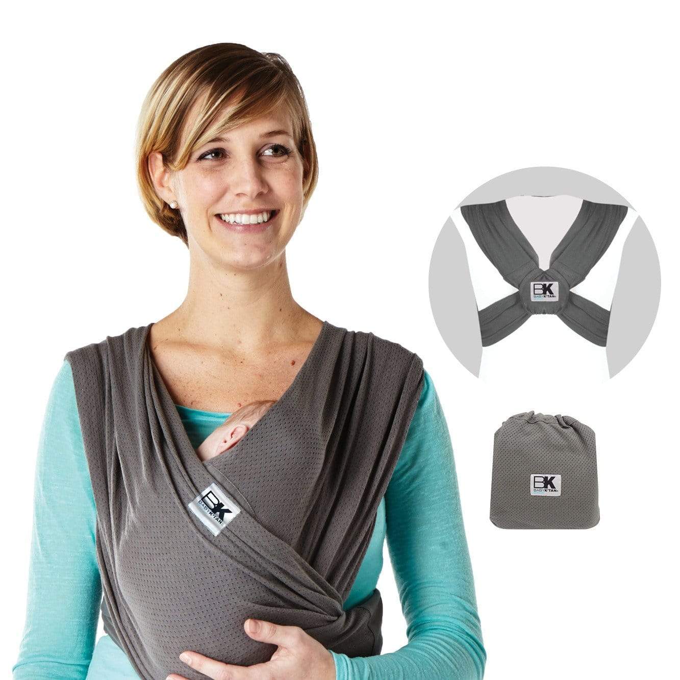Baby K'tan Breeze Baby Wrap Carrier, Infant and Child Sling Simple