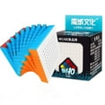 thumbnail image 5 of Meilong 10x10 Speed Cube Stickerless Meilong Puzzle Cube 10x10x10 Magic Cubes, 5 of 8