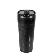 HydroJug Stainless Steel Shaker 24 oz - Insulated, Leakproof, BPA-Free with Silent Mixing Grate - for Fitness, Sports & Everyday Use - Black Leopard