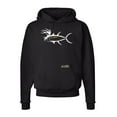 thumbnail image 2 of "Buck-Eye" Black Pullover Hoodie For Men And Women, 2 of 4