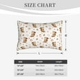 thumbnail image 4 of Sikiie Fall Squirrel Print Plush Pillow Cover, Wrinkle-proof and Stain-resistant Pillow Protector without Pillow Core, Home Decoration-20"x30", 4 of 6