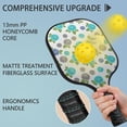 thumbnail image 2 of Pickleball Paddles Set,Pioneer Flower Floral Print Pattern Fiberglass Surface Pickleball Racket Set with 2 Indoor Outdoor Pickleball Balls and Pickleball Bag,Pickle-ball Equipment, 2 of 6