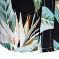 thumbnail image 4 of Njagoc3 Mens Floral Print Hawaiian Shirt, Regular Fit, Lightweight Fabric, Summer Beach & Vacation, Tropical Button - Up Top, 4 of 6