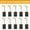Black, variant on Gerich 10 Pcs Carbon Brushes for Makita Angle Grinder Ga5030 Cb325 / 459/303/419/203