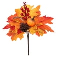 thumbnail image 2 of 9.84x7.87x1.97 Inch Halloween Plug-in Accessories - Maple Wreath with Pumpkin and Berries, 2 of 6