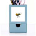thumbnail image 1 of Unicorn Ireeping Insect Art Deco Fashion Desk Supplies Organizer Pen Holder Card, 1 of 3