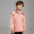 thumbnail image 2 of XEGLSBU Boys Jacket 5T Navy Kids Trench Coat for Boys and Girls Long Jacket with Hood Autumn Windbreaker Casual Outerwear Jacket Boys Fall Light Jacket 4T Size 3-4 Years, 2 of 9