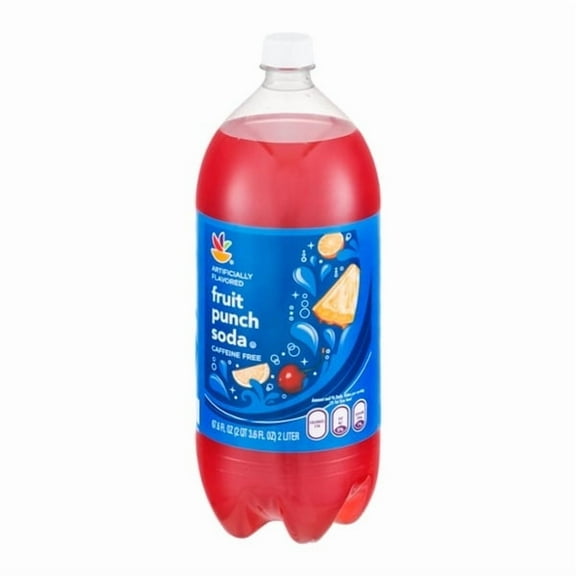 Store Brand Soda, Fruit Punch 67.6 floz (pack of 3)