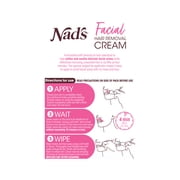 Nads Facial Hair Removal Cream for Painless Hair Removal, Sensitive Skin
