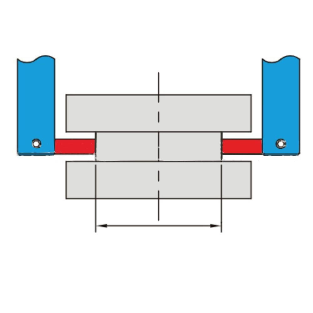 Digital Caliper Accessories For Measuring Internal And External Groove Steps