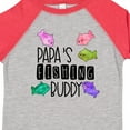 thumbnail image 4 of Inktastic Papa's Fishing Buddy with Colorful Fish Boys or Girls Toddler T-Shirt, 4 of 5